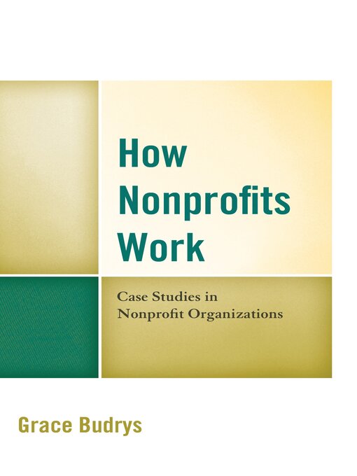 Title details for How Nonprofits Work by Grace Budrys - Available